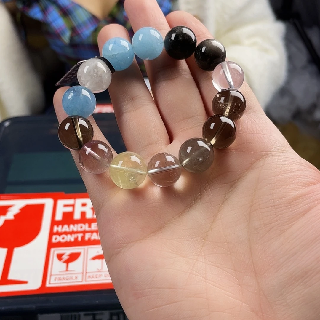 手串银S925镀金镶嵌水晶