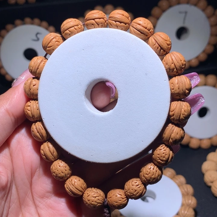 桃核手串野生金豆