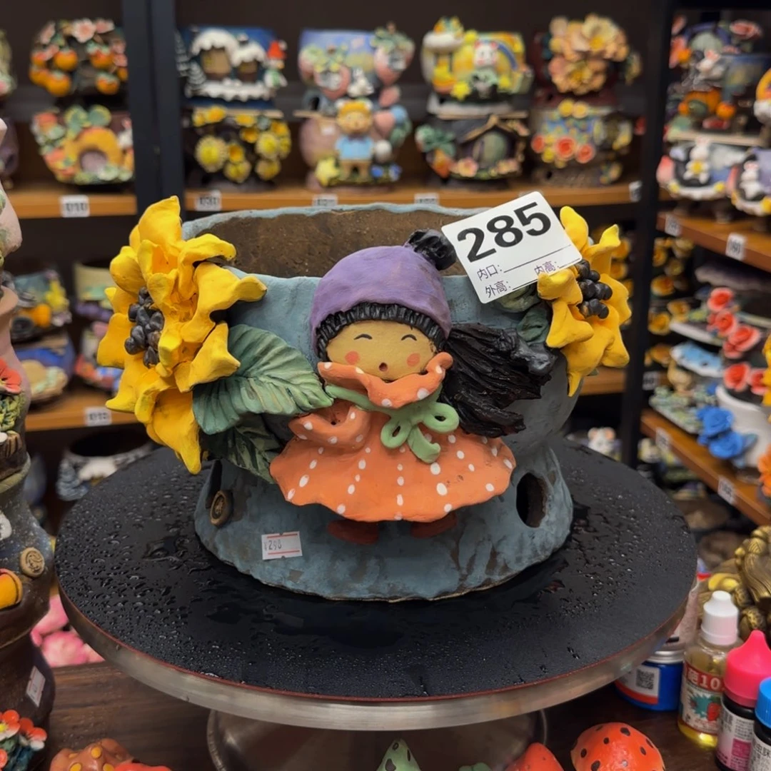 【闪购商品】粗陶手捏