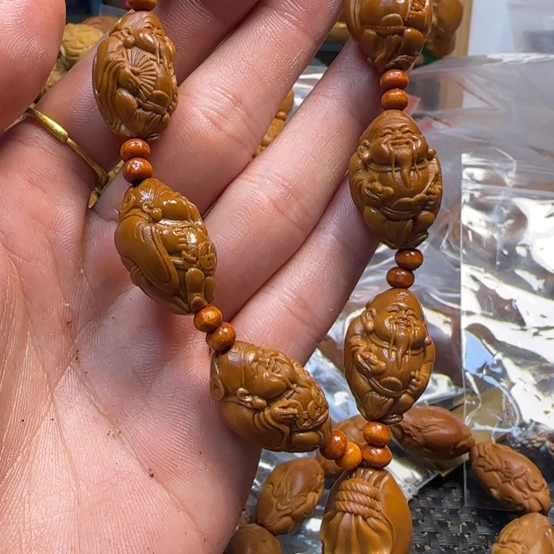 橄榄核手串/手链元甲财神