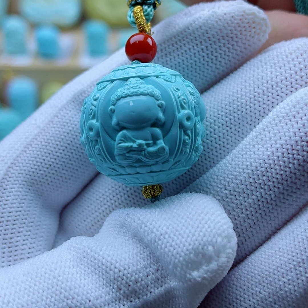 绿松石未镶嵌珠宝奇石24mm