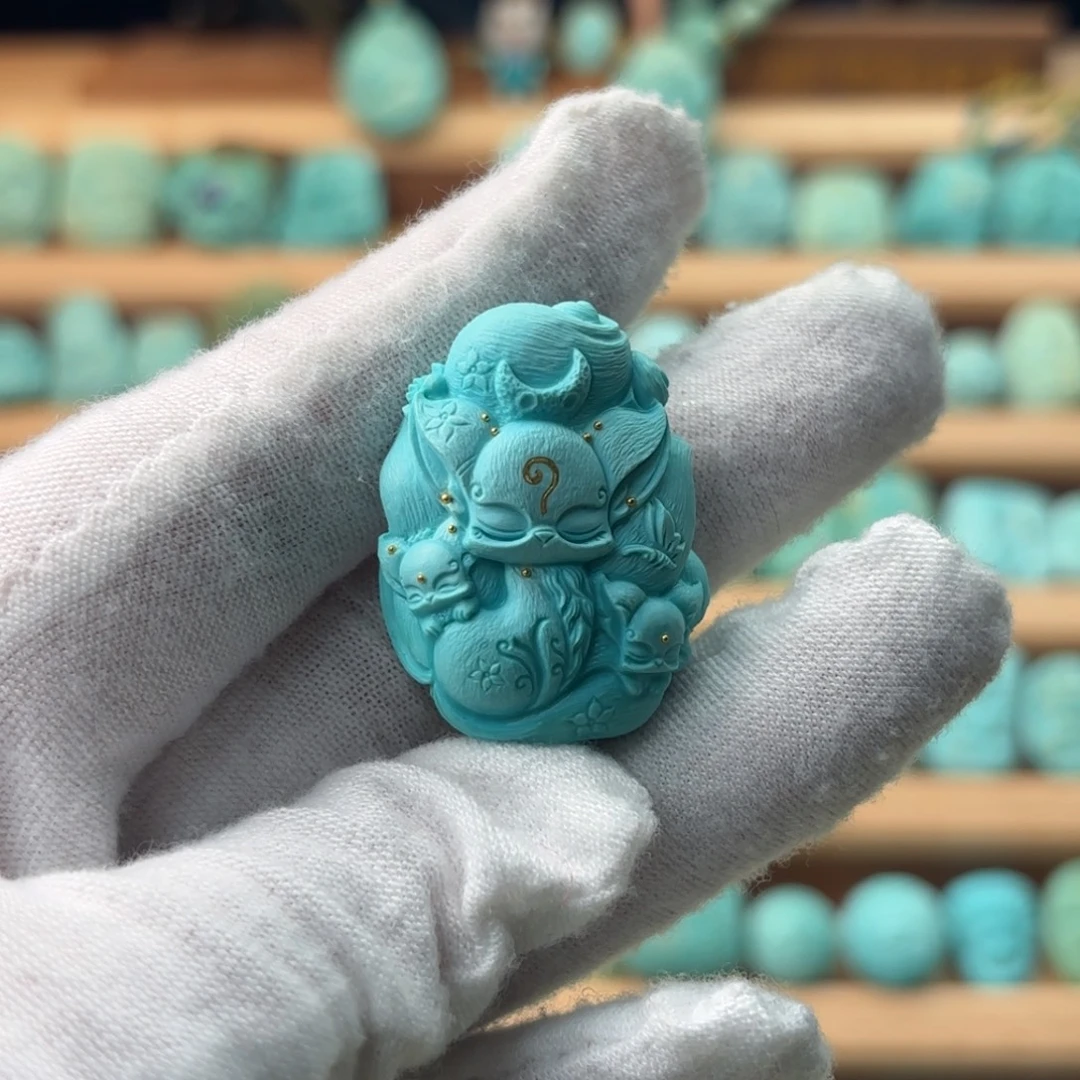 绿松石未镶嵌配饰