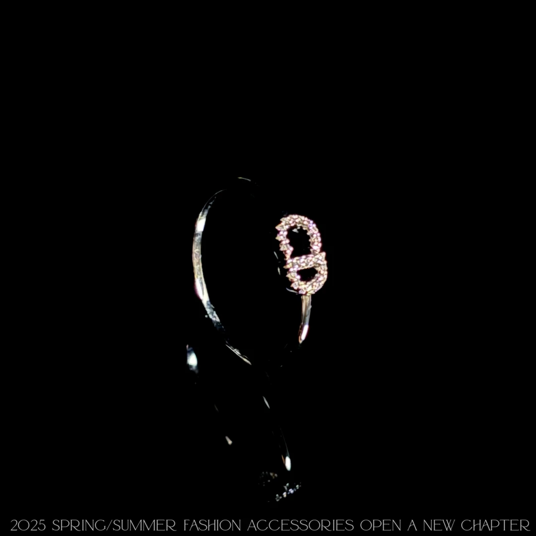 铜合金戒指  镀k金 2025款C7496【永恒未来】Jeannie zoo 戒指