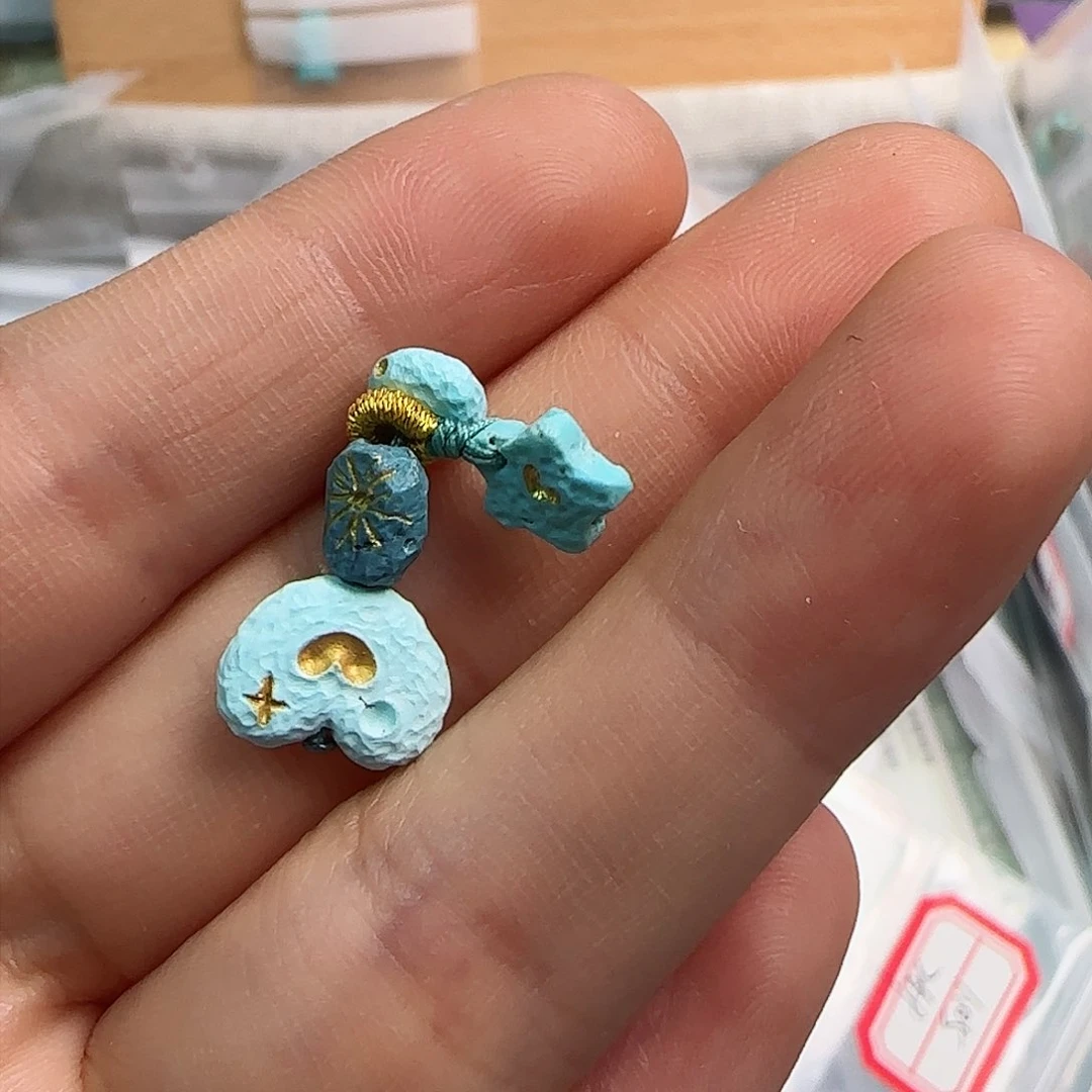 绿松石珠宝半成品未镶嵌