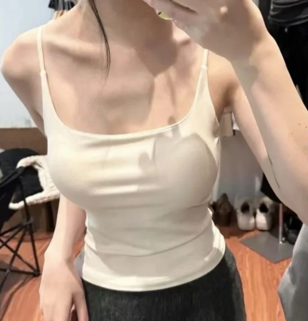 莫代尔百搭背心吊带