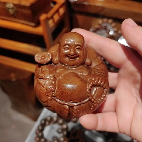 小叶桢楠金丝楠木弥勒佛
