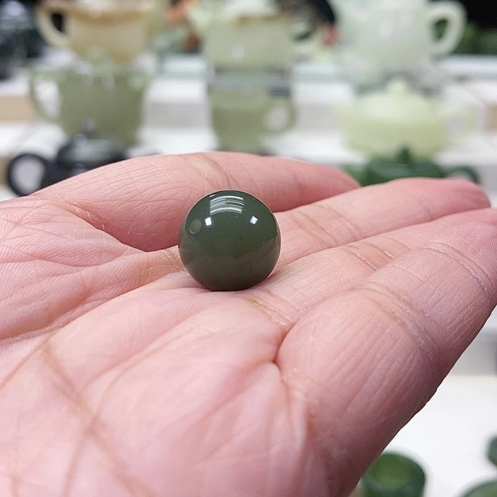 未镶嵌和田玉挂件X**玲珠子