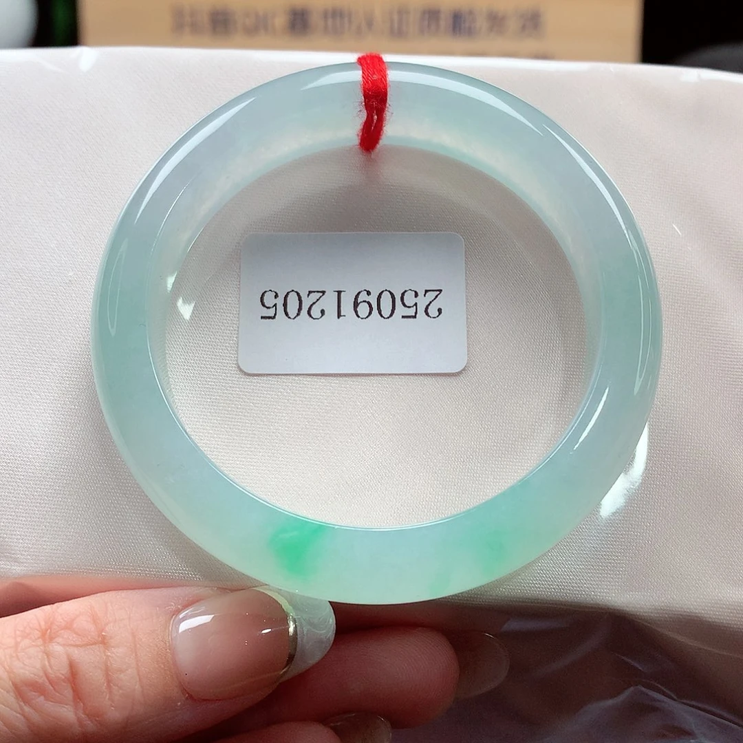 未镶嵌手镯翡翠90号，天然A货翡翠手镯