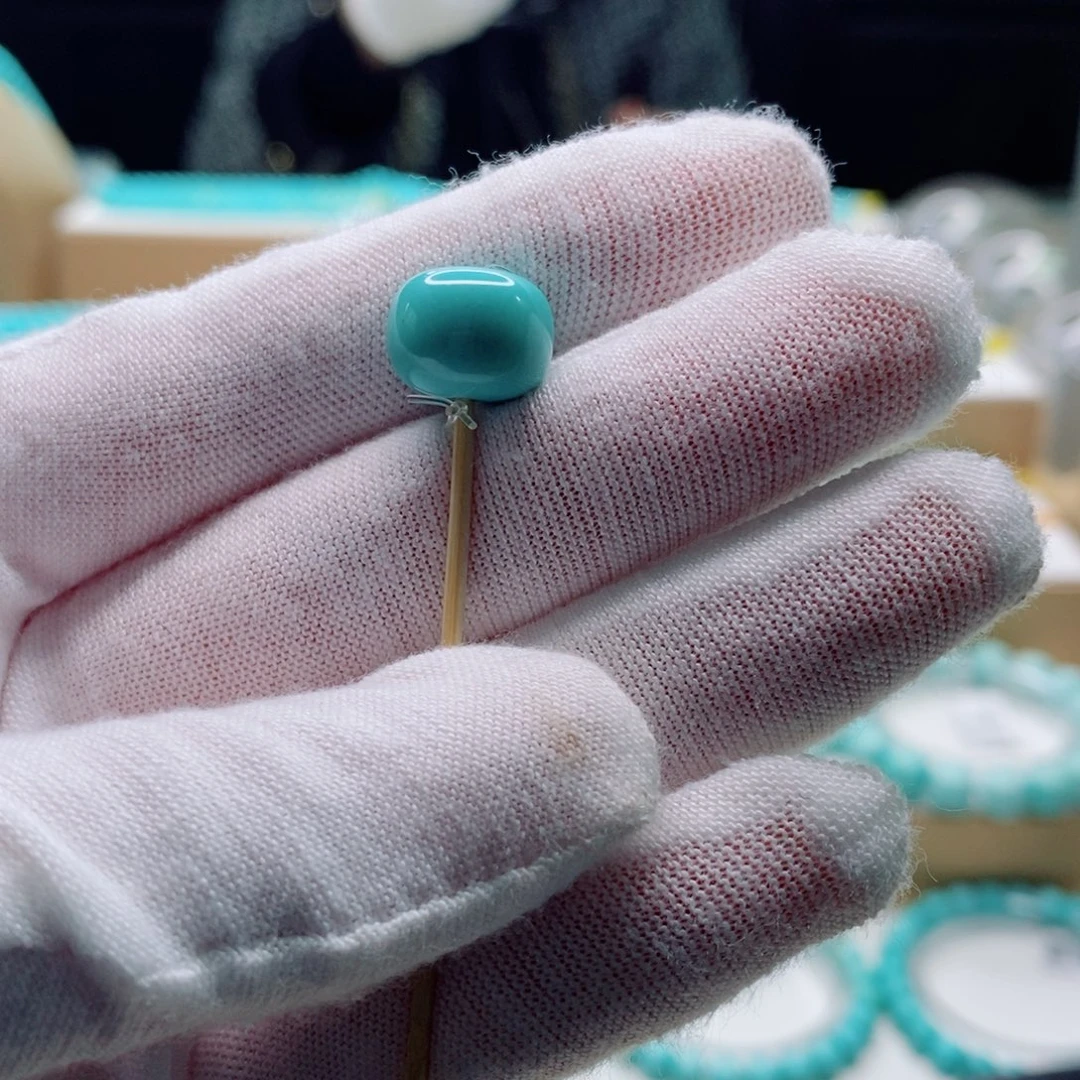 绿松石珠子未镶嵌