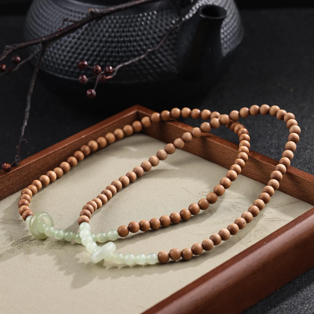 【举石饰品】X1123-3793-23柚木珠串（一件/多样性发/约5-6mm）Y