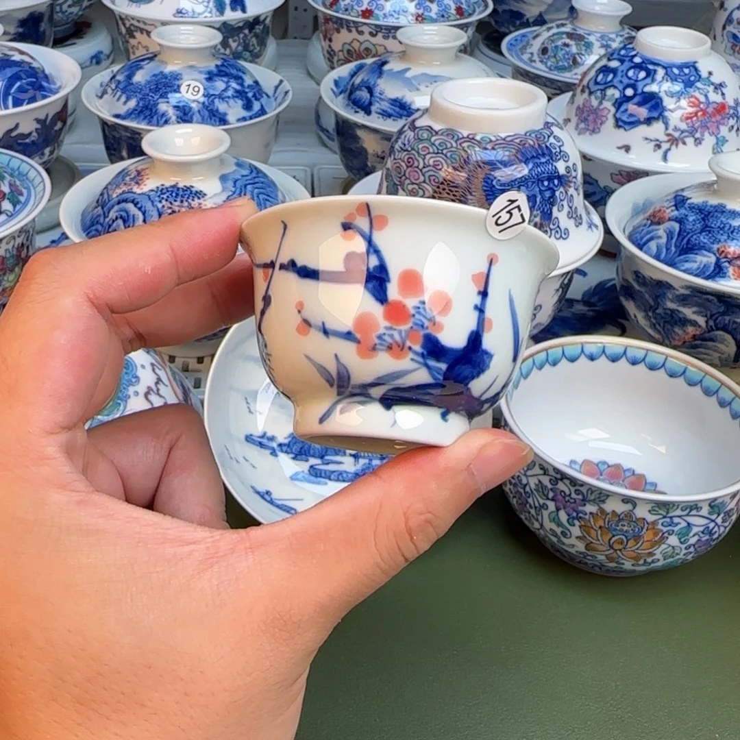 彦祖纯手工手绘茶具157