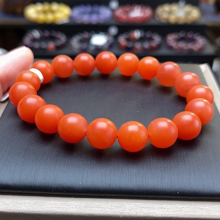 南红玛瑙手链未镶嵌曜*。