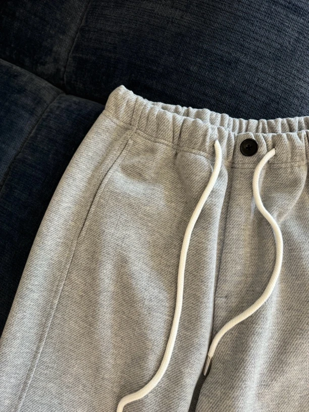 uki studio｜好版型 复合醋酸羊毛弯刀裤 具显腿直