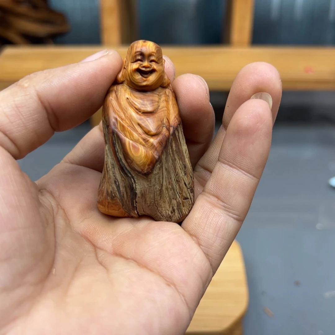 用***9木崖柏木摆件手把件