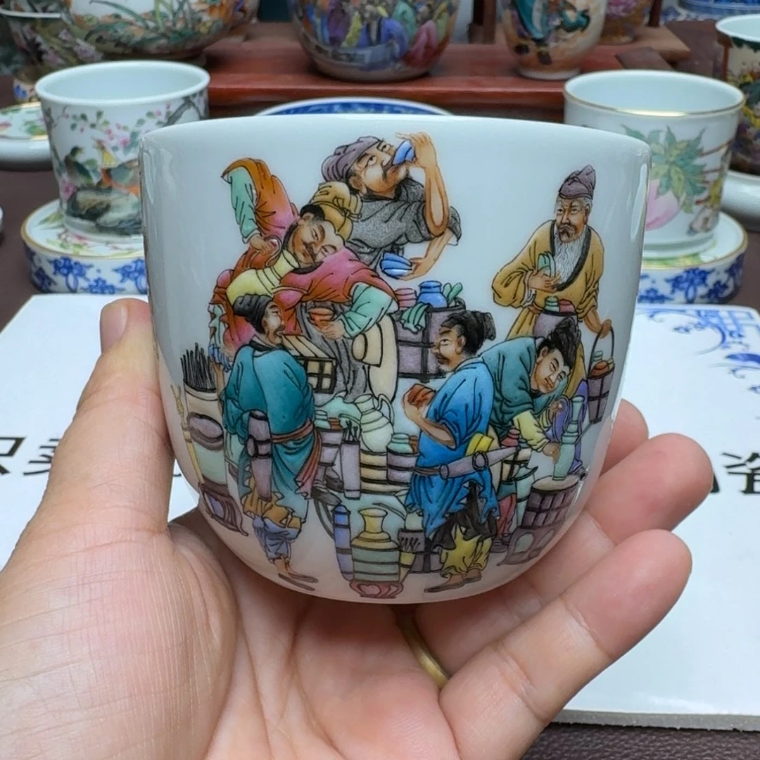 景德镇手工手绘展示