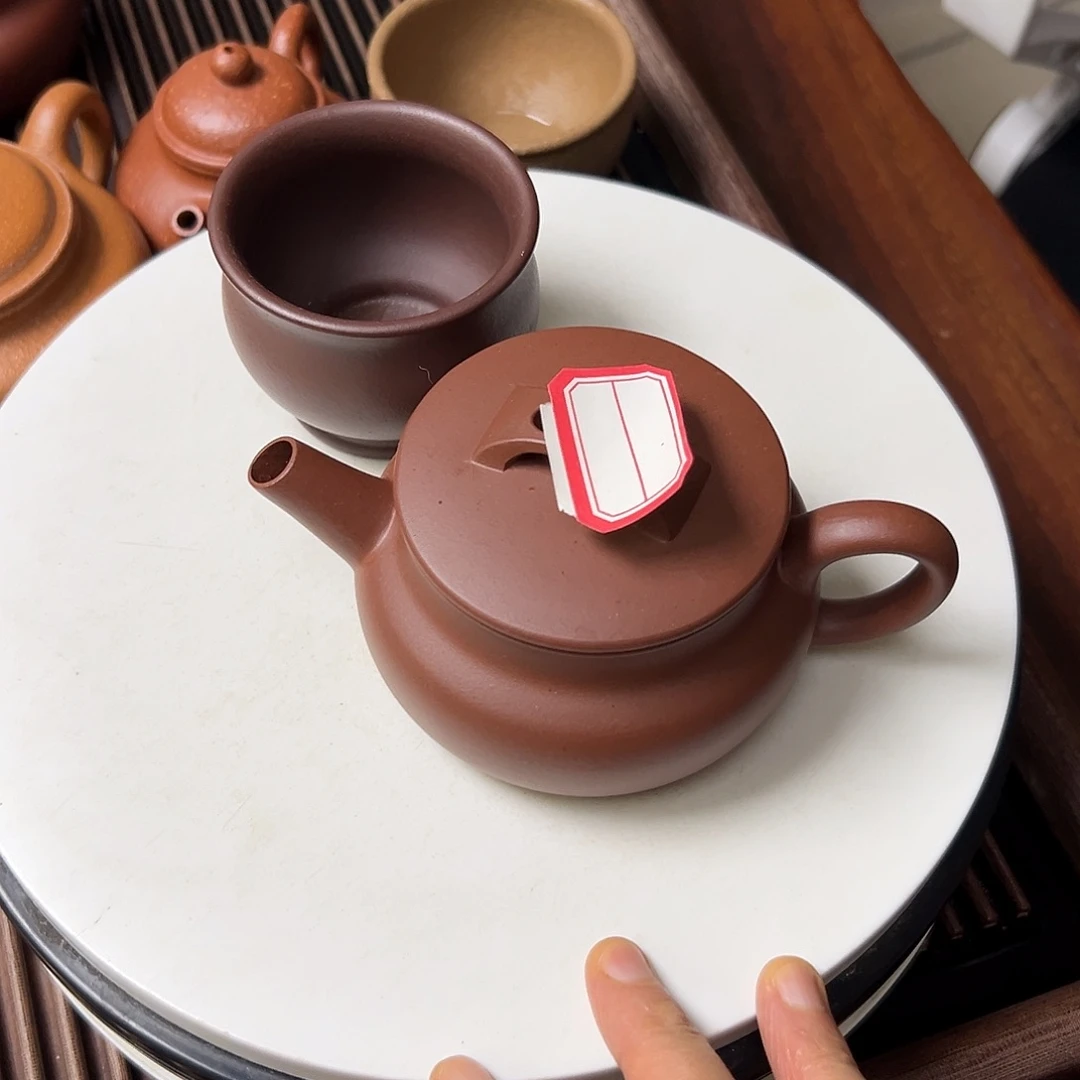 茶壶底槽青紫砂壶等传统
