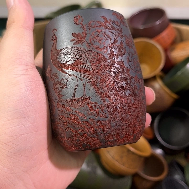 茶杯紫砂全手工紫砂主人杯