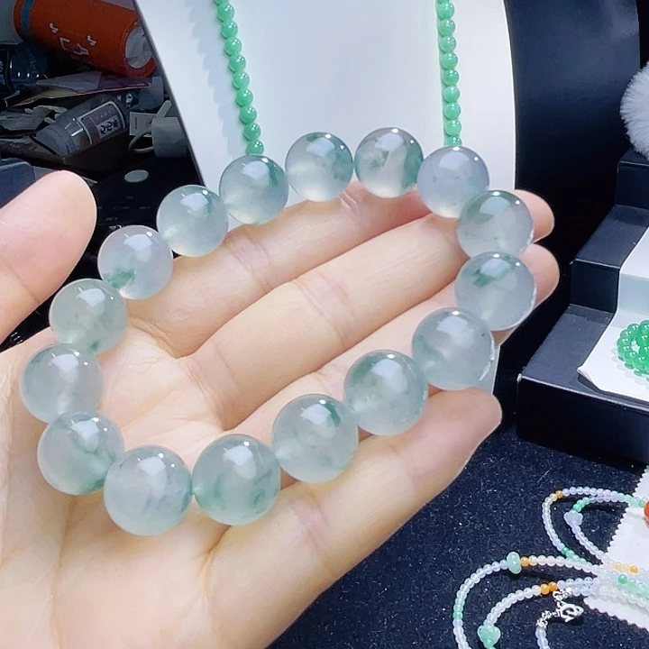 翡翠未镶嵌手串手串