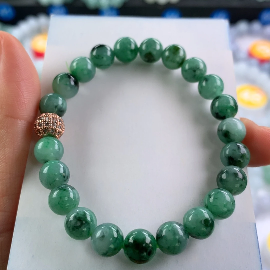 翡翠未镶嵌手链卡8