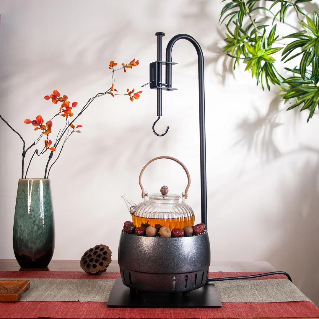 围炉煮茶电烤炉多功能家用电热煮茶器耐热玻璃茶壶纯手工小型茶具