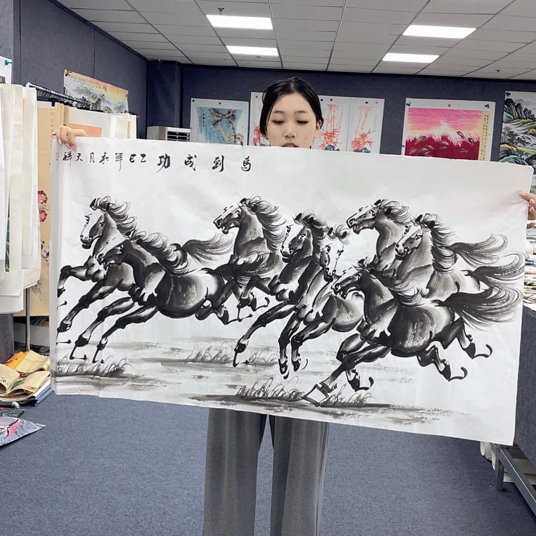 国画作品小姐姐放漏…