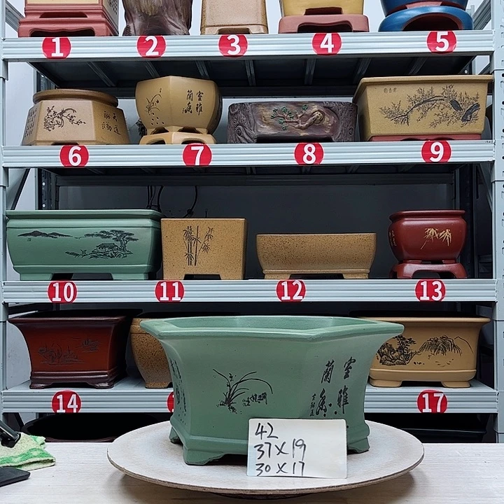 紫砂花盆紫砂花盆