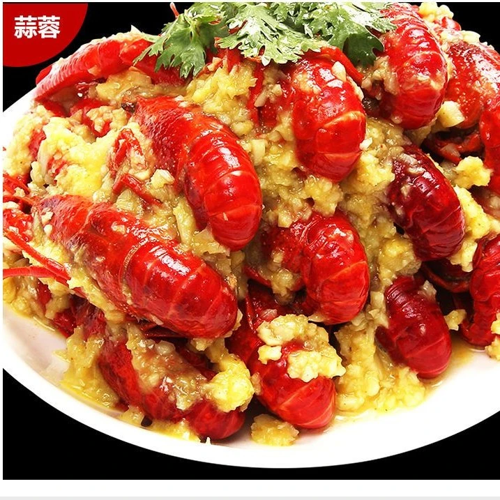 【中大虾，净虾3斤，送蟹皇面+配菜】蒜蓉小龙虾3斤/78元