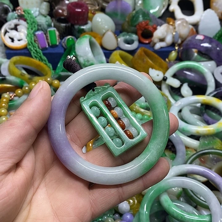 颈饰未镶嵌翡翠重*缅甸翡翠首饰配饰