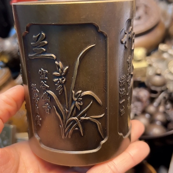 铜器摆件老王直播间