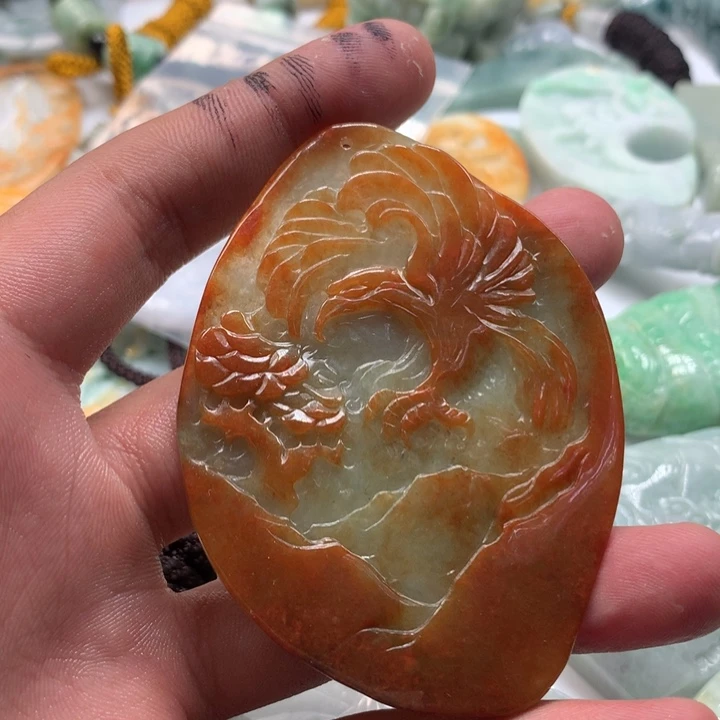 颈饰未镶嵌翡翠保真天然a货翡翠