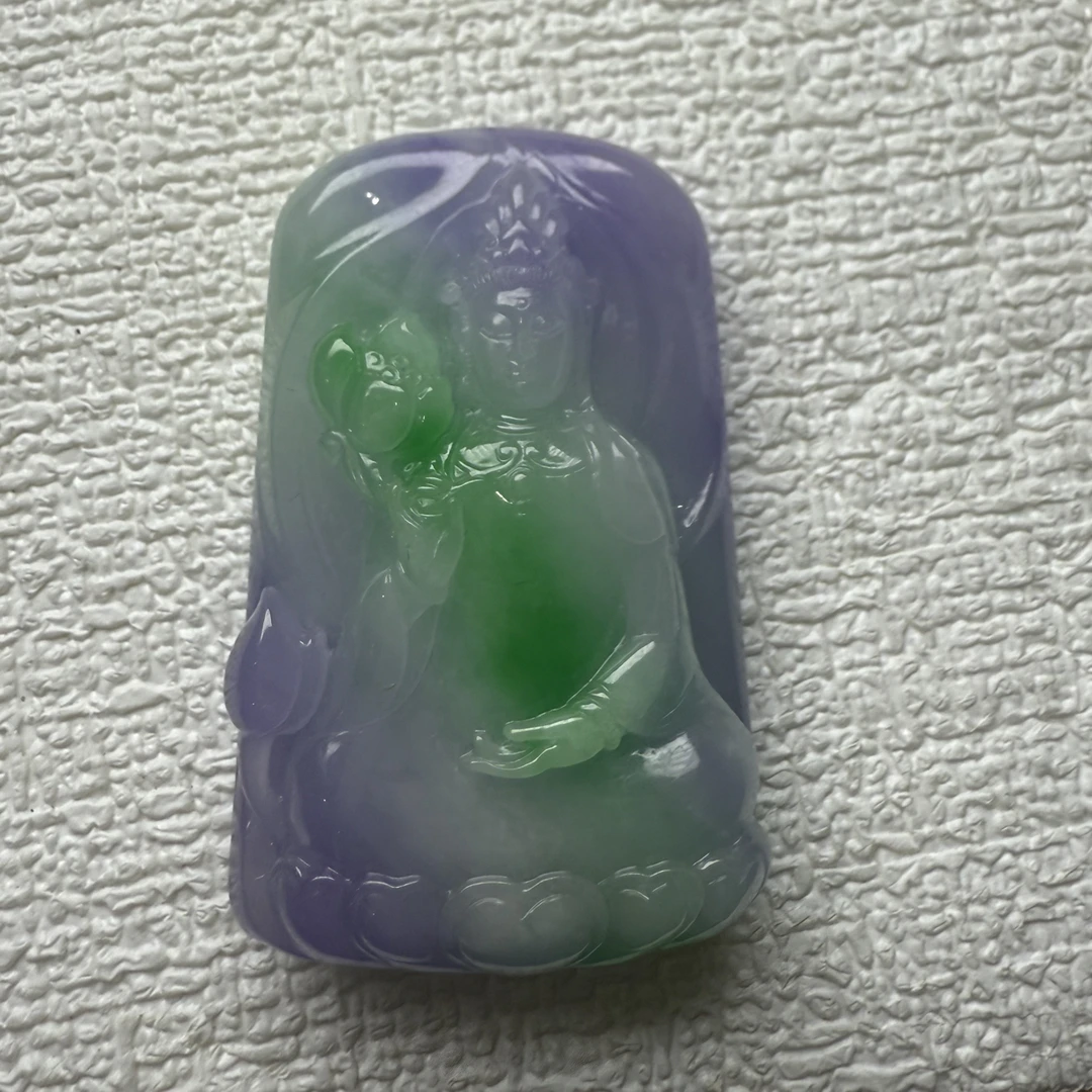 精工雕刻春带彩观音