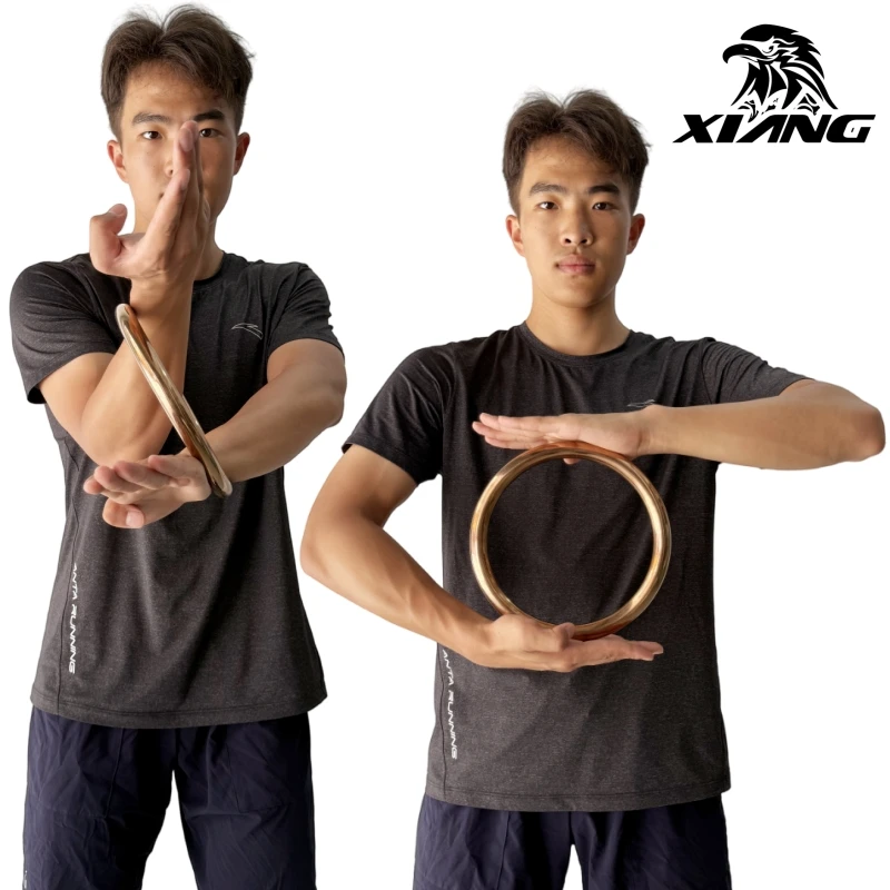 广东广州响牌咏春拳不锈钢藤圈手佛山武术手法训练空心钢圈器材