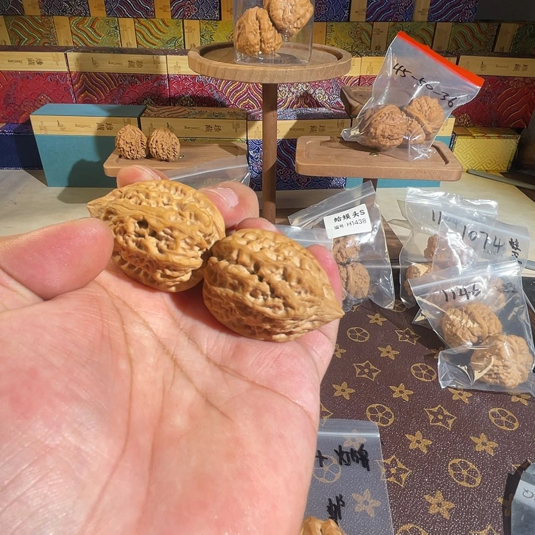 阅***栖把件文玩核桃沈鸡全品