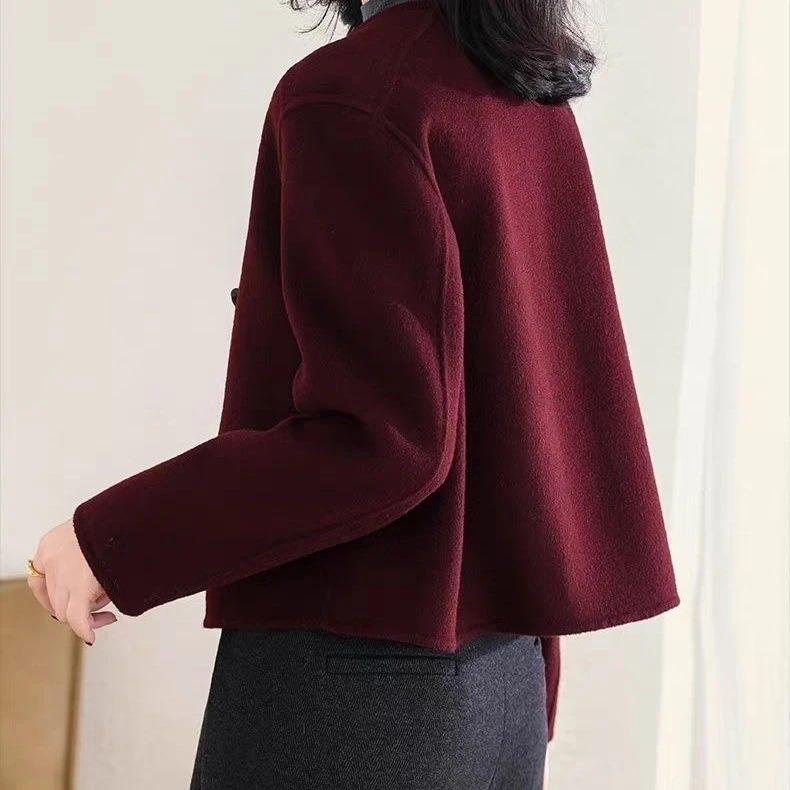 女毛呢大衣秋冬新款