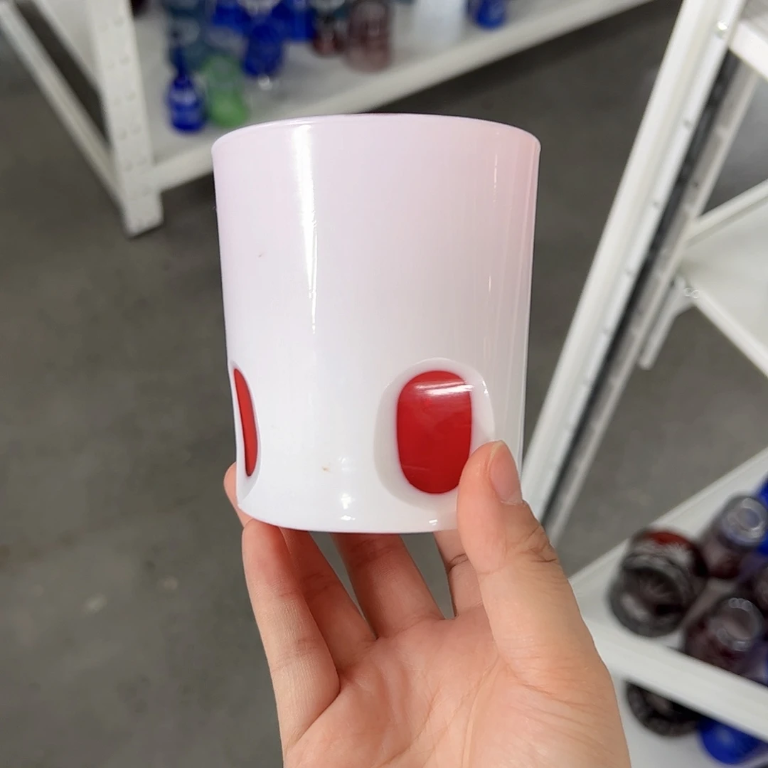 水晶玻璃高脚款微瑕一个