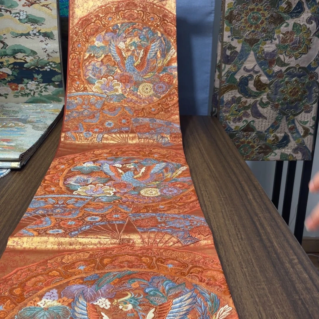 织绣唐锦西阵织桌旗89