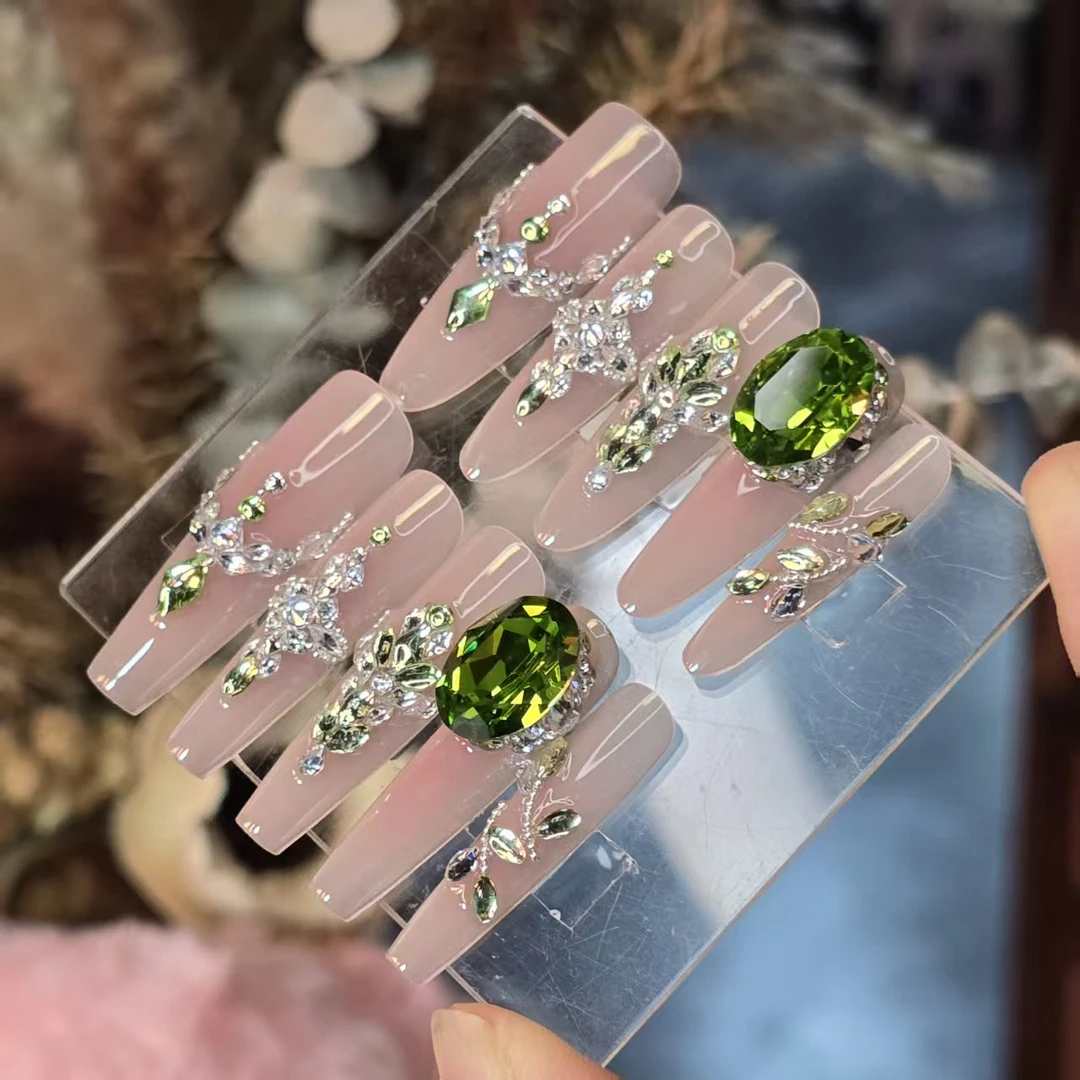 青枫林丶(30天掉钻包赔)珠宝级丶霸榜某书评测丶手工穿戴甲