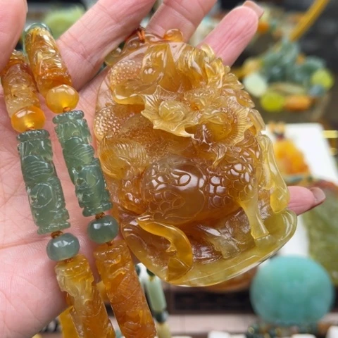 岫玉未镶嵌挂件赵**.挂件