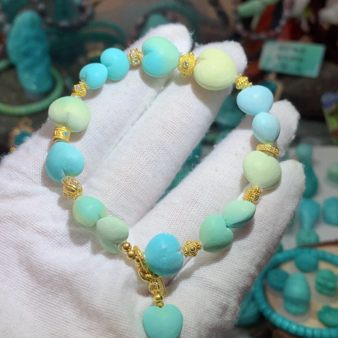 绿松石珠宝奇石未镶嵌