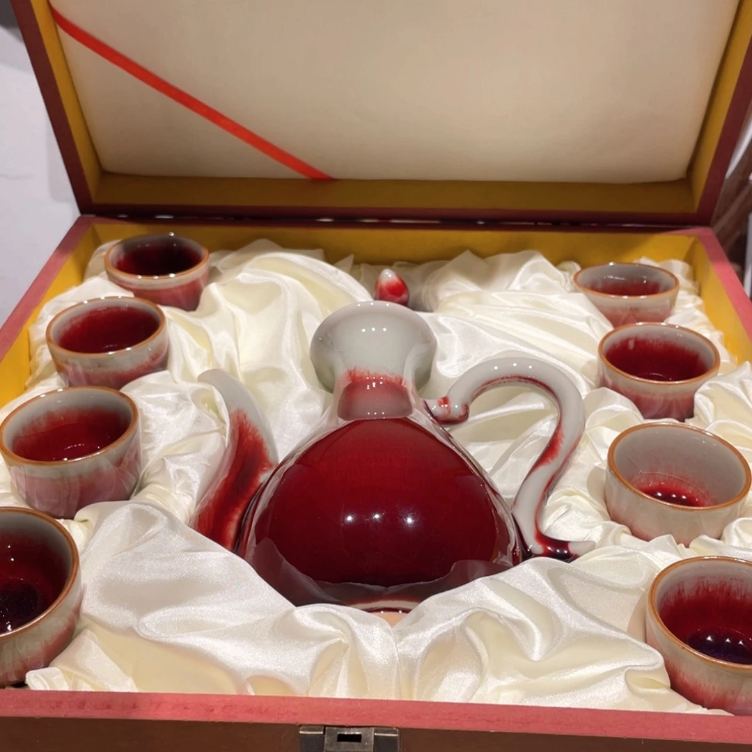 香***樟中国神后钧瓷酒具