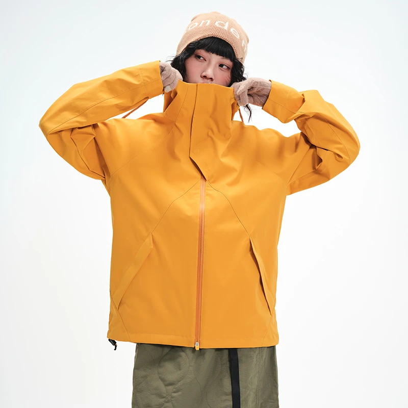 户外四季轻量化软壳登山服外套男女防水徒步冲锋衣磁吸夹克情侣