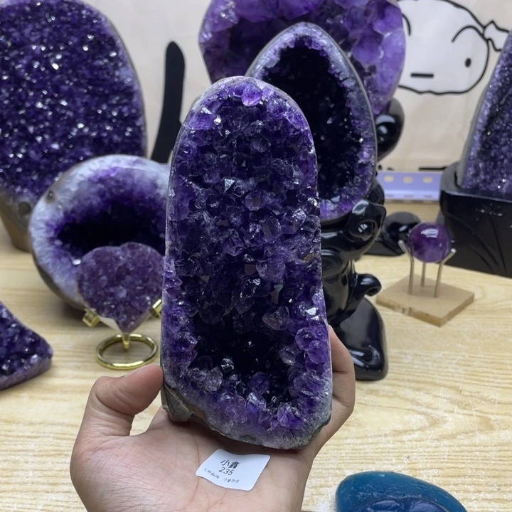 未镶嵌大型摆件（非配饰）紫晶