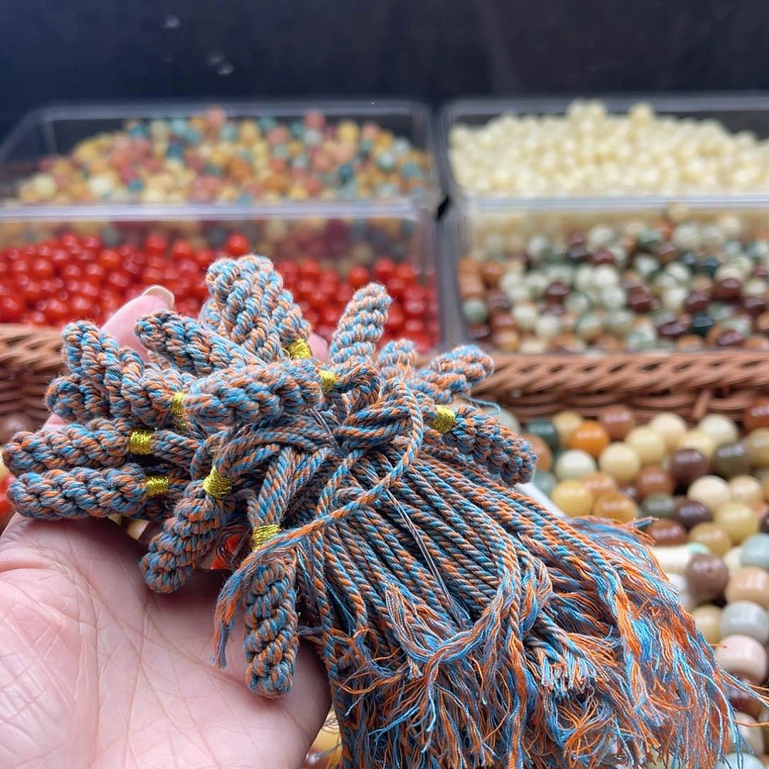 白玉菩提吊坠白****·B/10个半成品流苏