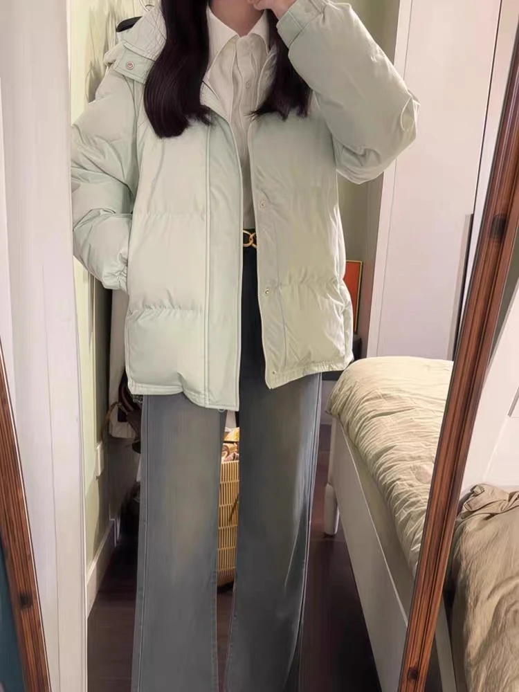 M29直筒型中长款短款厚款加厚韩版保暖羽绒