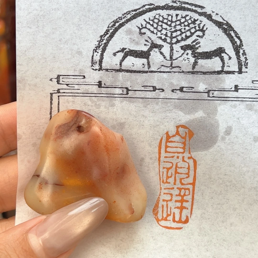 昌化石印石手工制作