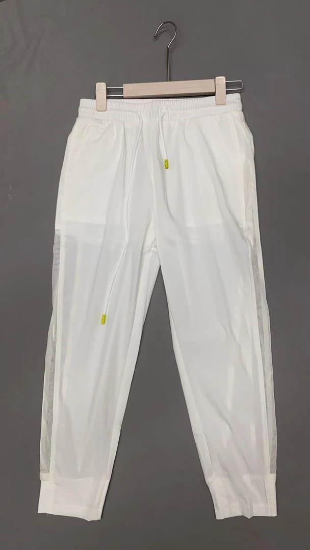 363#【长87】2025夏季网纱设计透气时尚休闲裤