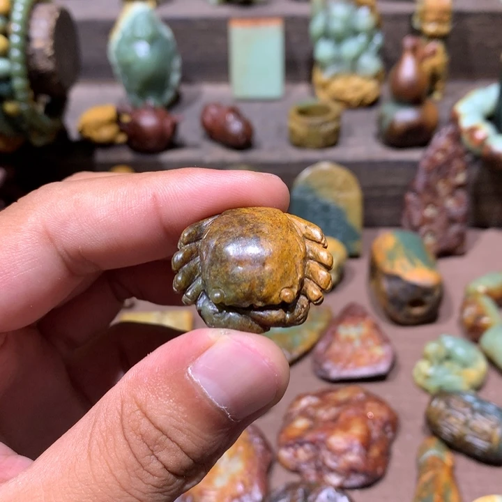 岫岩河磨玉（透闪石质玉）未镶嵌挂件S****n
