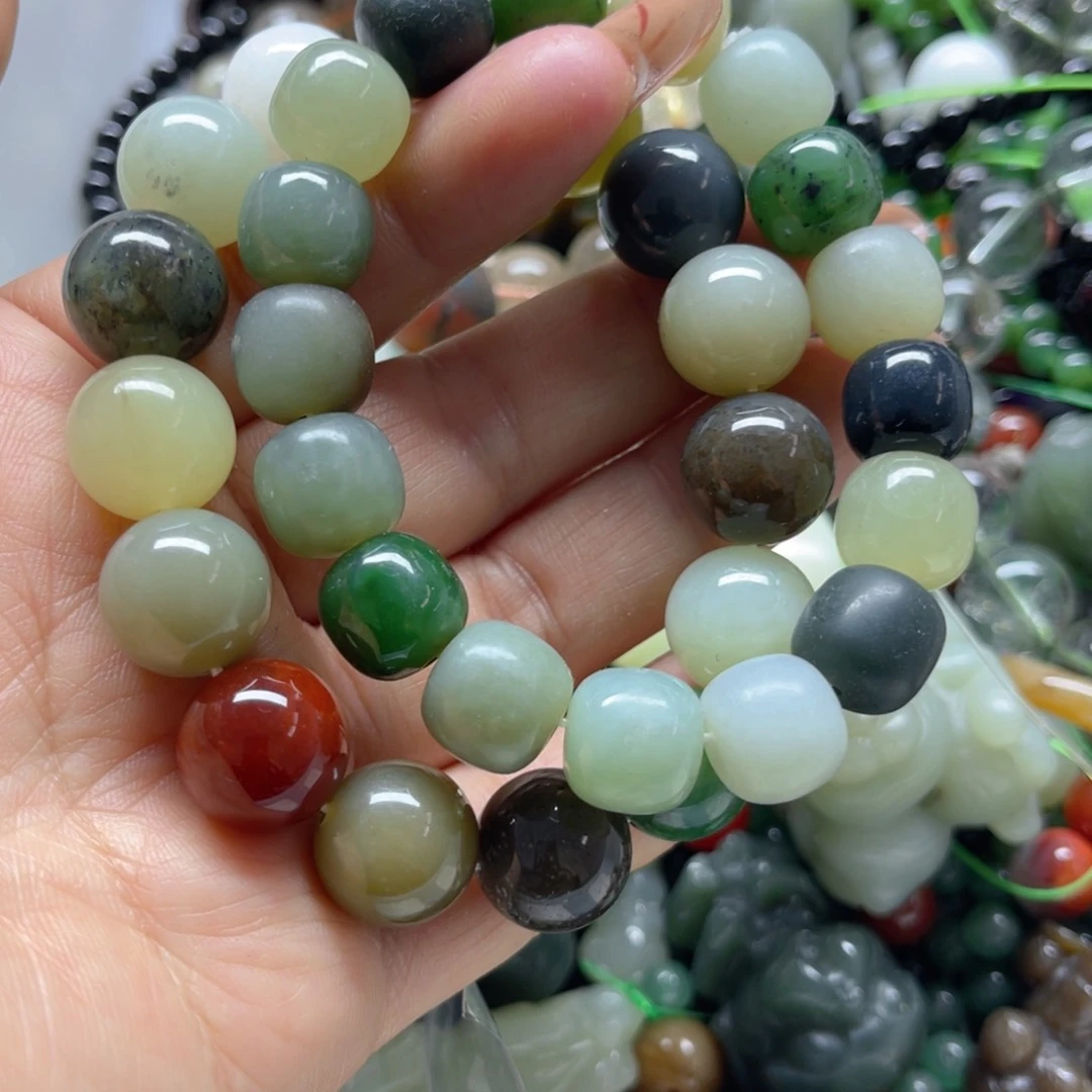 和田玉手链未镶嵌多样发货