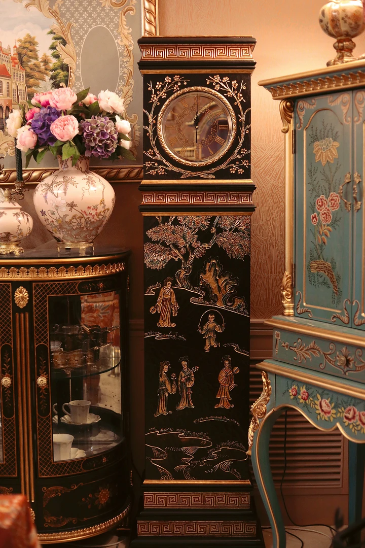 潇允饰家/木质手工钟表/座钟/墙挂表/大宅别墅高端