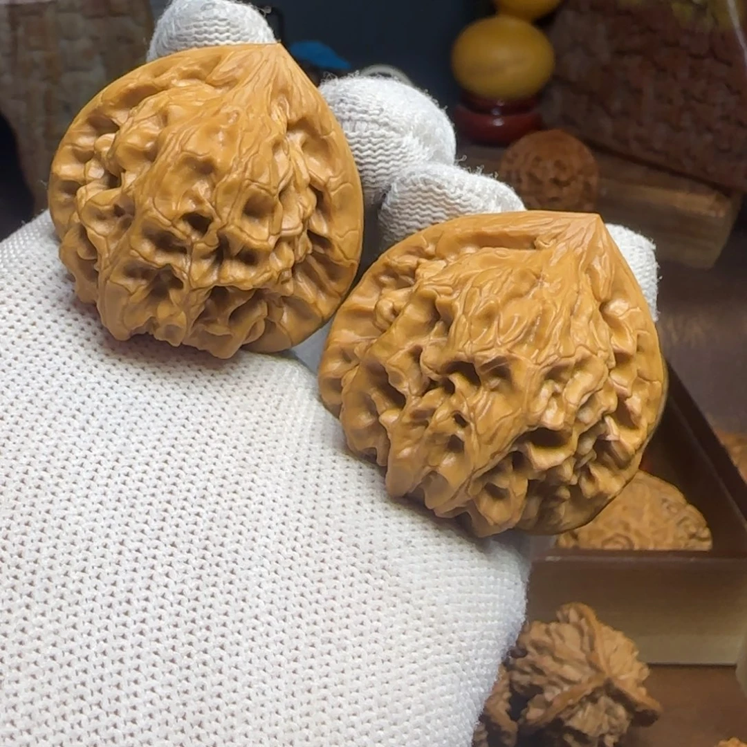 文玩核桃把件龙门涧（精修）